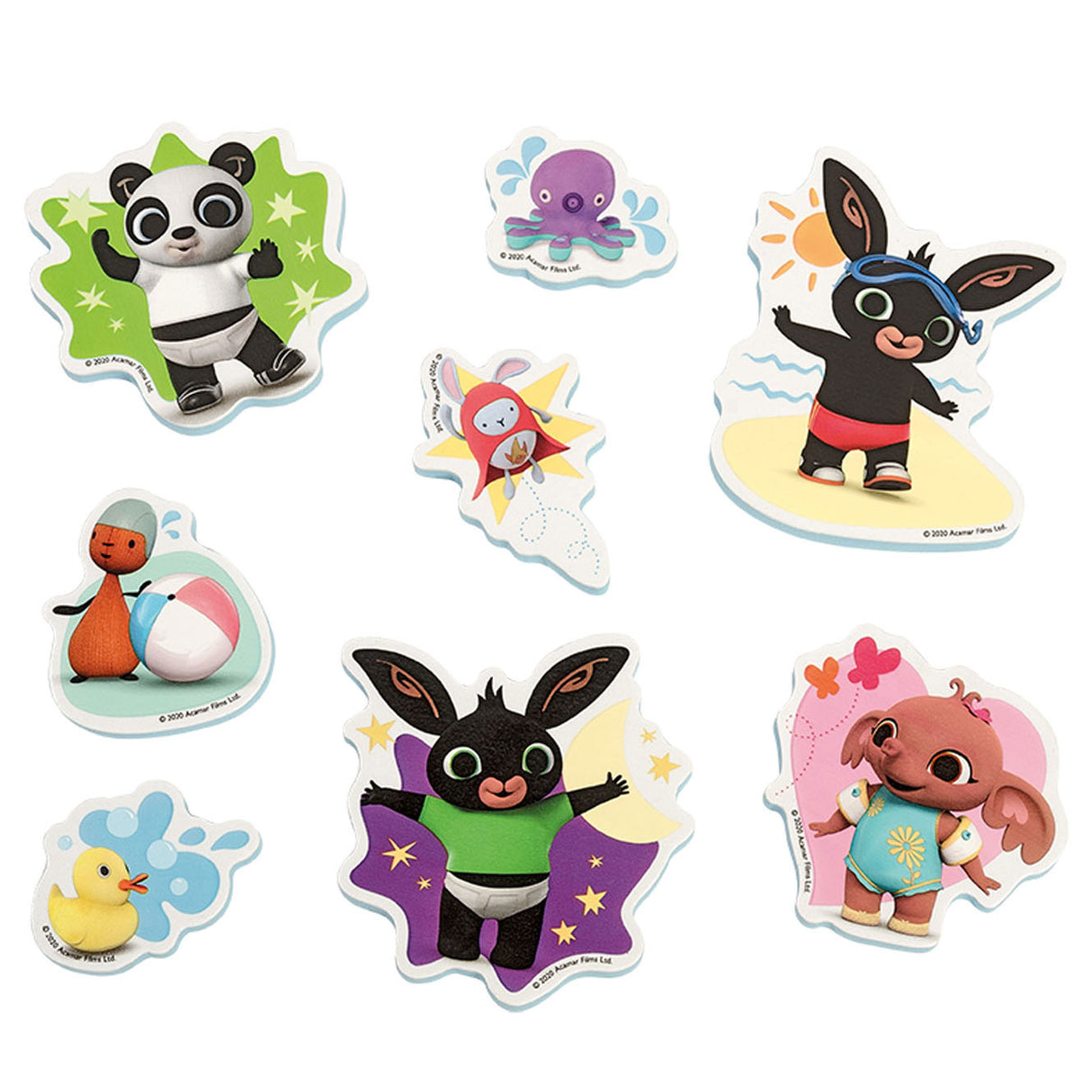 Bambolino Toys Bing Bath Figures, 8dlg.