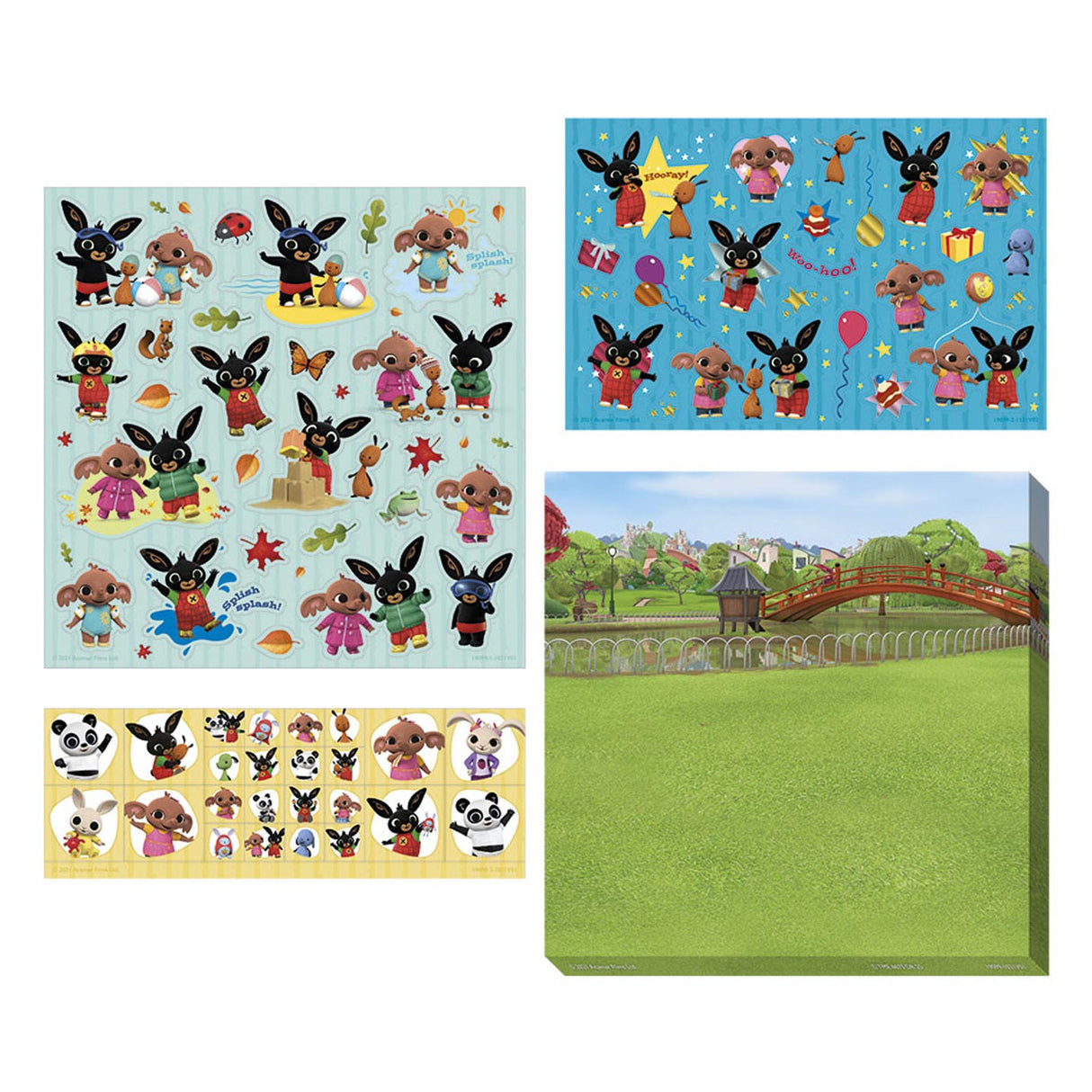 Bambolino legetøj Bing Stickerset