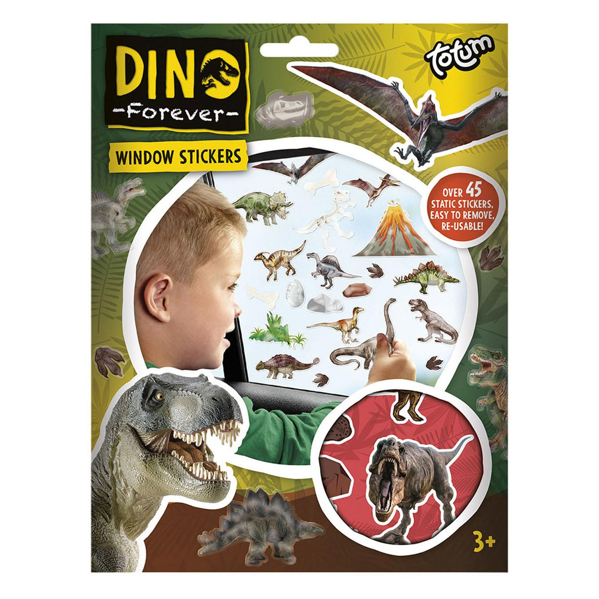 Totum Dino Forever - window stickers