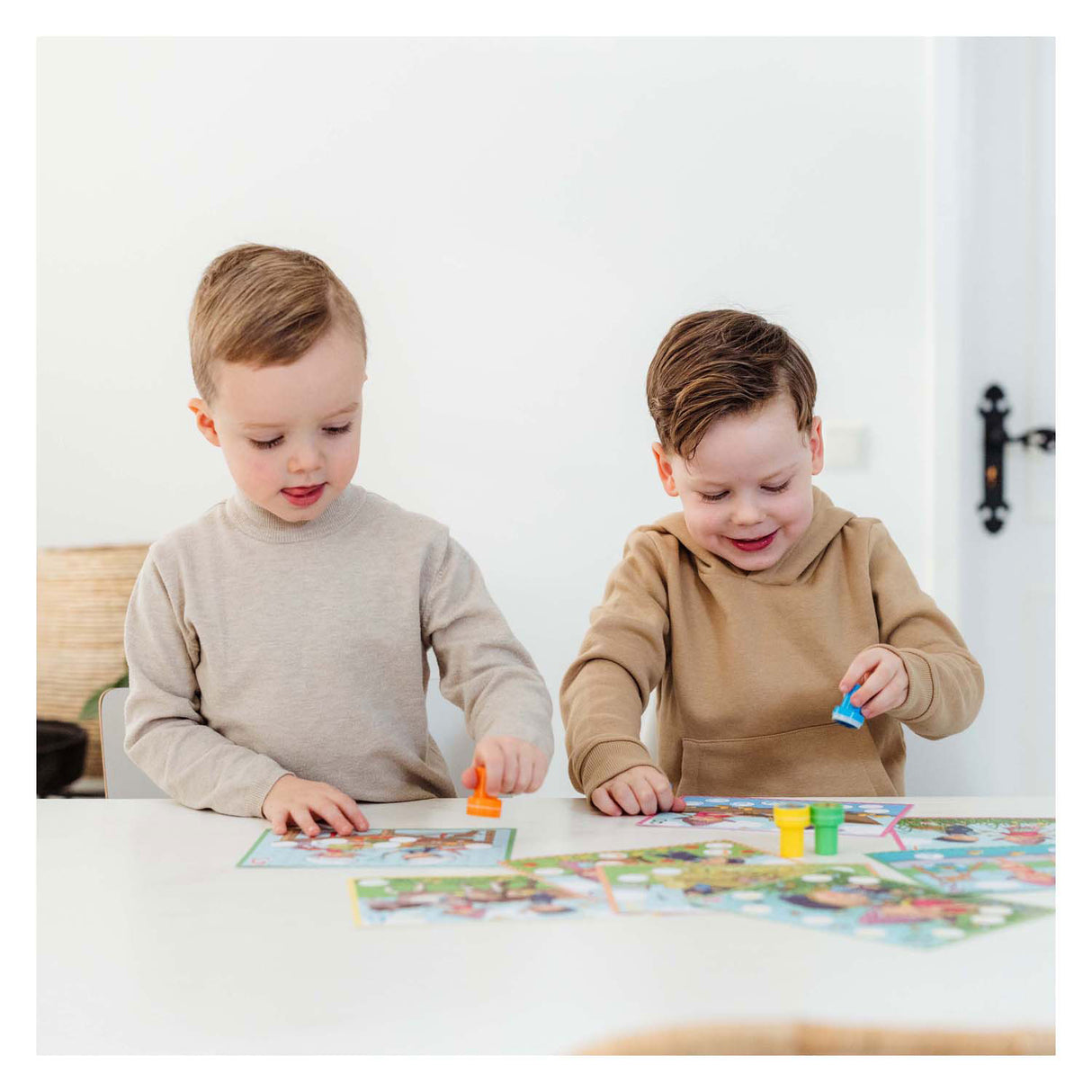 Bambelino Toys Fien und Teun Educational Stamp Set 14-Piece