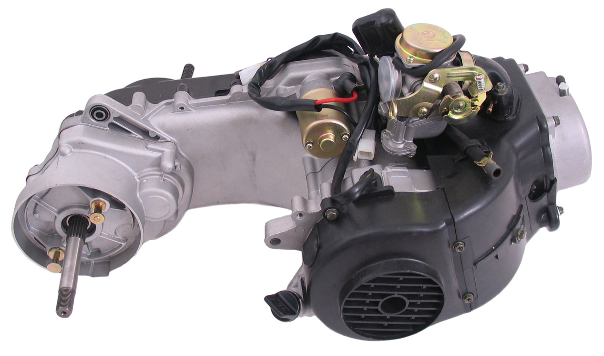 Edge Motor Block Complete Scooter Gy6 10 -palčno kolo z dolgo zadnjo osi, vključno z uplinjačem