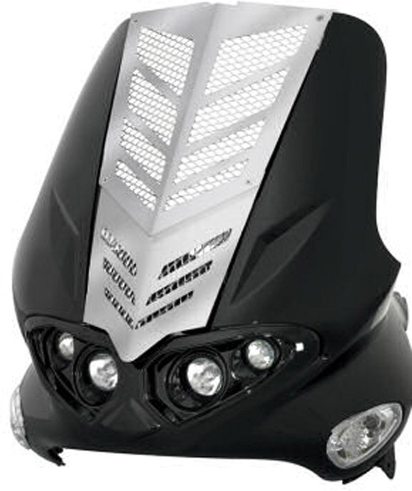 Optic Parts DF pre -frontooster runner vecchio modello in alluminio argento
