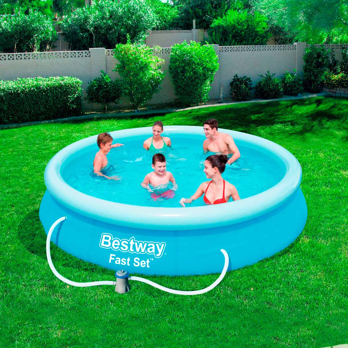 BESCHT FAST SET SET Schwamm Pool Set 366x76 cm 57274