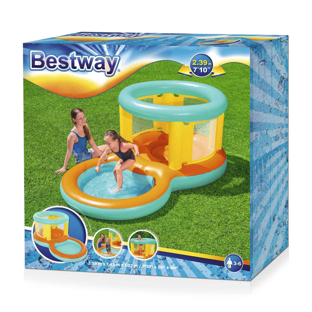 BESCHT PUMPINGTOPIA SPILLERTER BOUNCY COWNION 29X142 cm