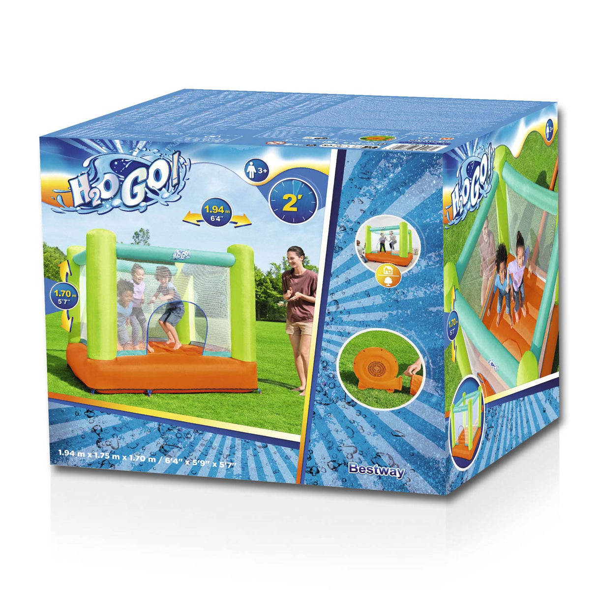 Bescht h2ogo! Orflatable Schlass