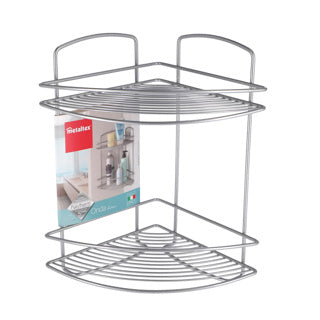 METALTEX ONDA BAGNO HOEKREK 2 PACHIO 22X22X35 CM Silver