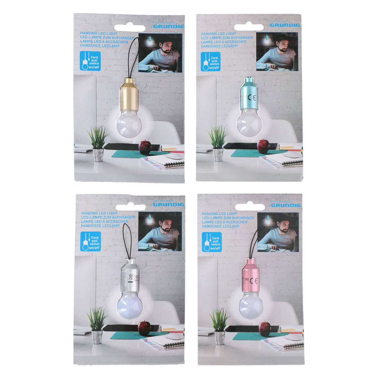 LED lamp color with pendant