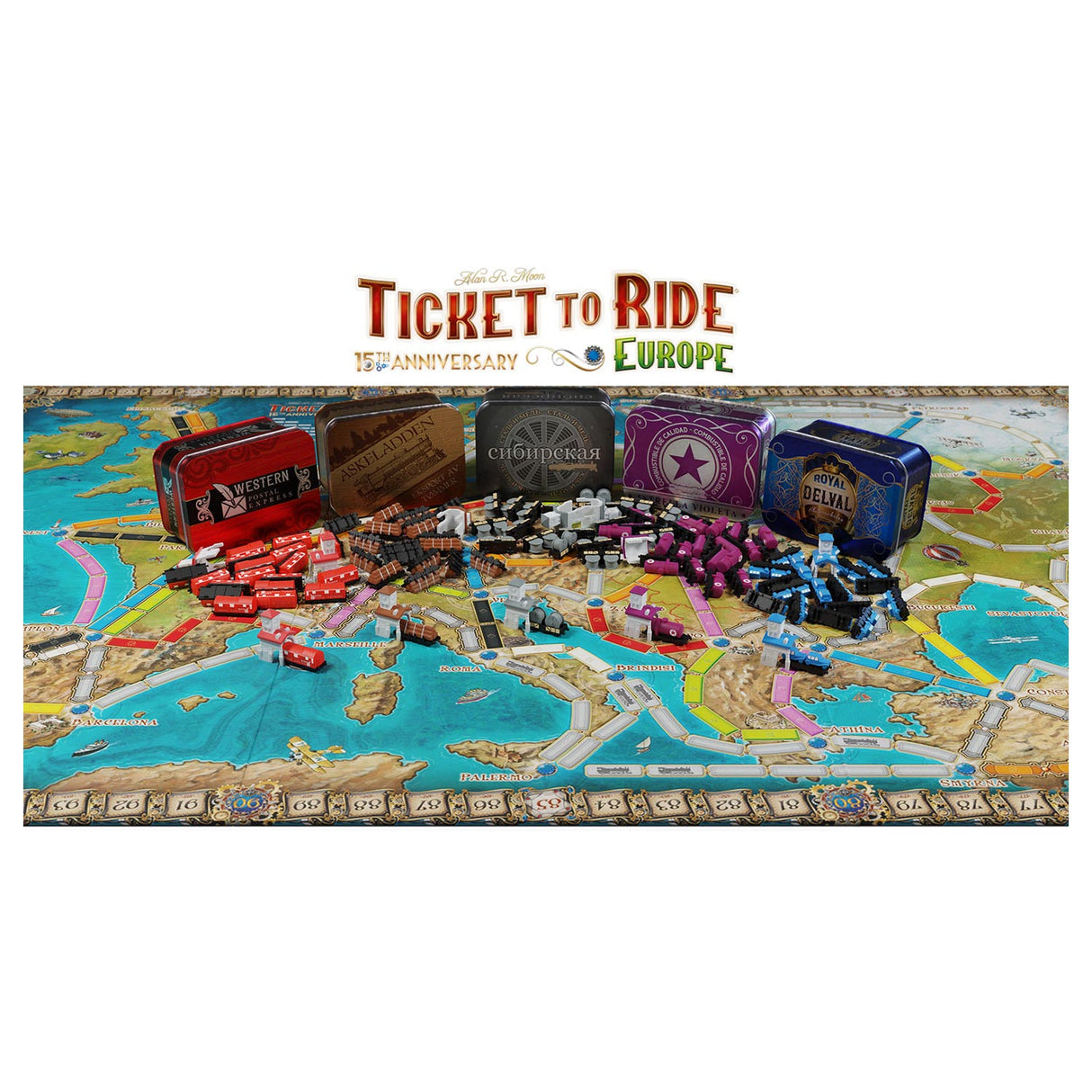 ASMODEE Ticket for å ri Europa 15 -årsjubileum NL