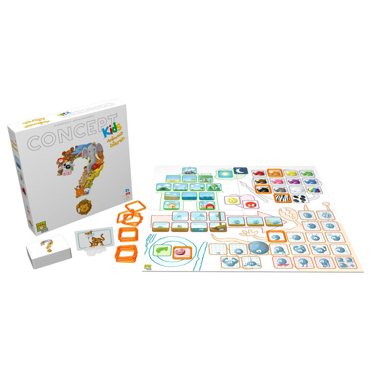 Asmodee concept kids animaux