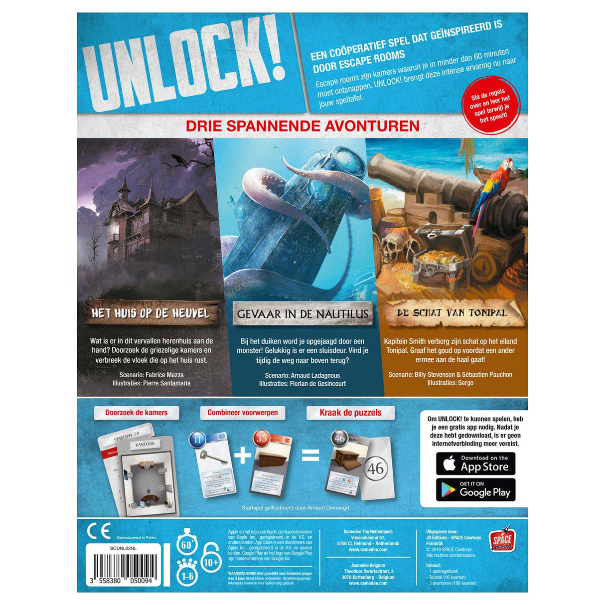 Asmodee entsperren! 2 Geheimnisvolle Abenteuer