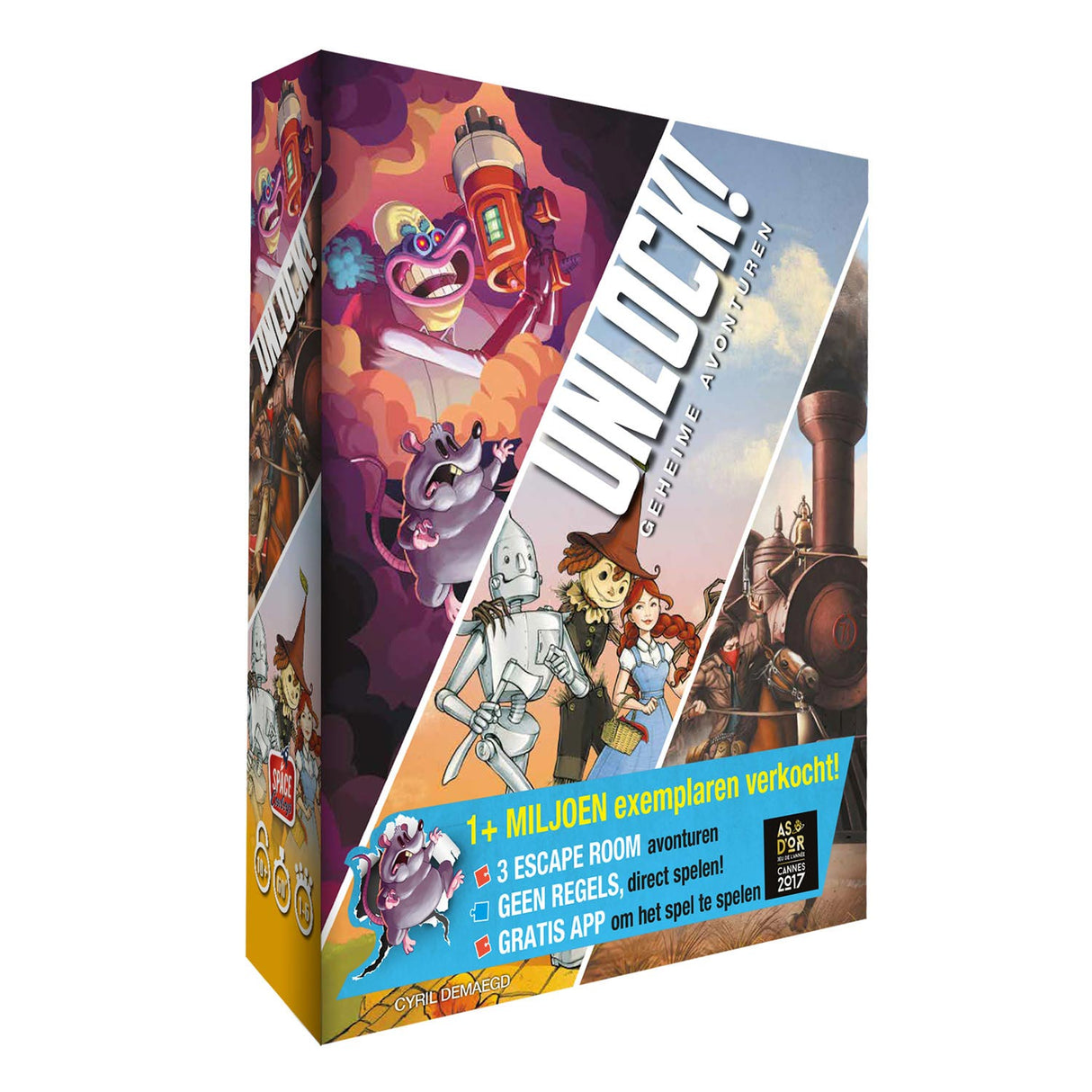 ASMODEE Lås opp! 3 hemmelige eventyr