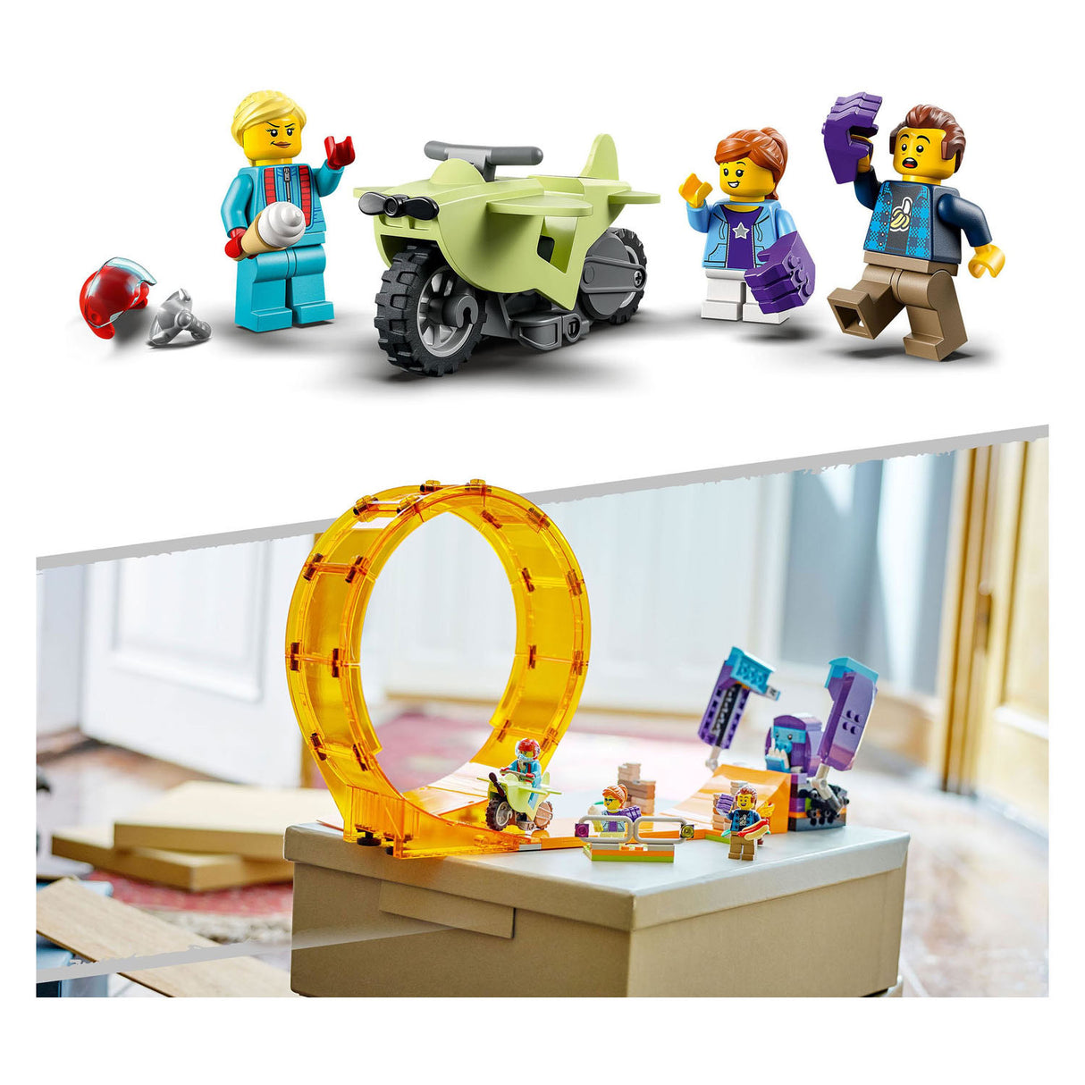 Lego City 60338 Crossing Chimpanzee Stunt Loop