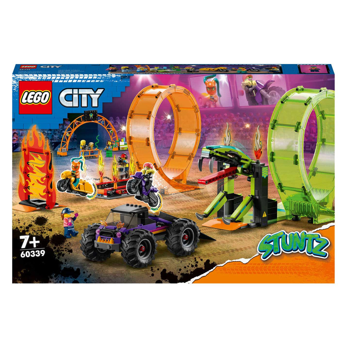 Lego City 60339 Double Loop Stunt Arena