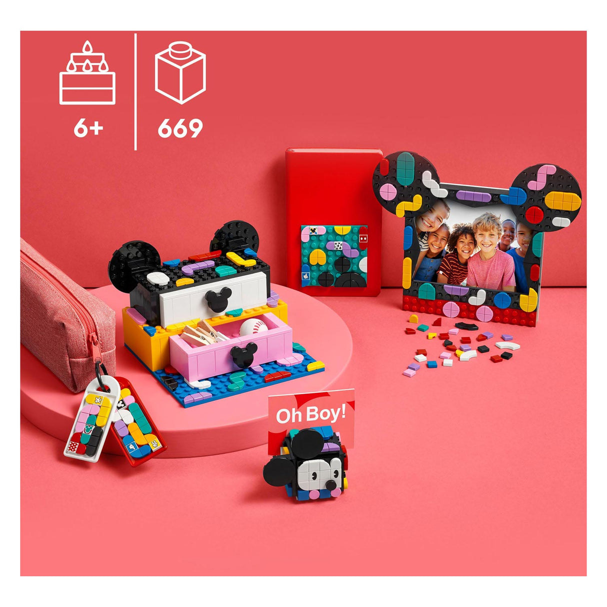 Lego Dots 41964 Mickey Minnie Mouse: Zpátky do školy