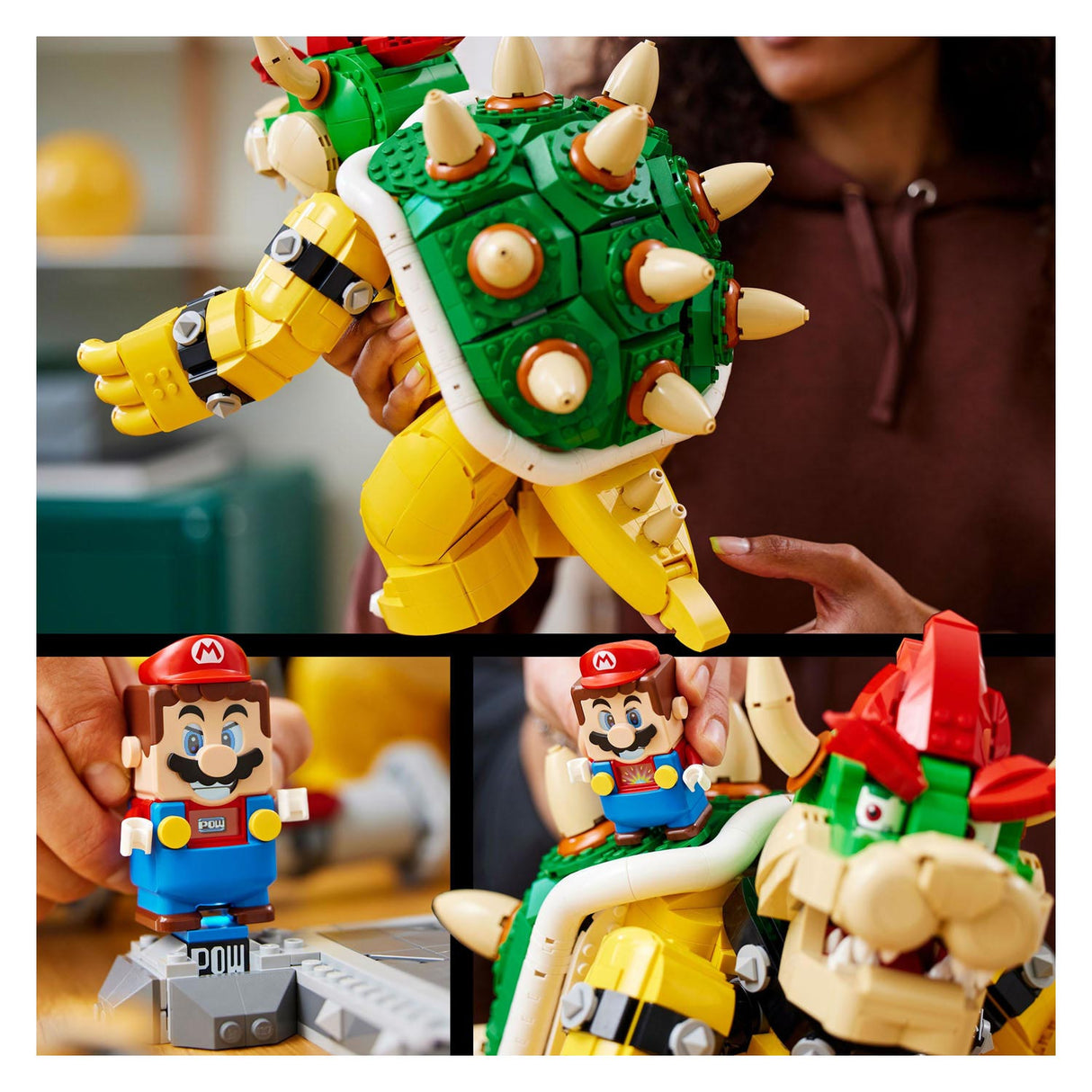 Lego Super Mario 71411 Mogočni gradbeni komplet modela Bowser