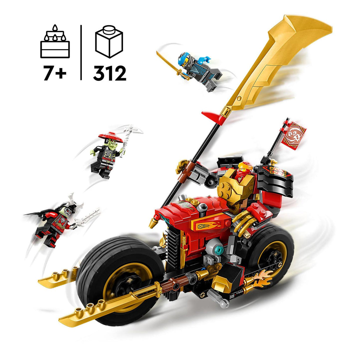 Lego Ninjago 71783 Kai's Mech Rider Evo