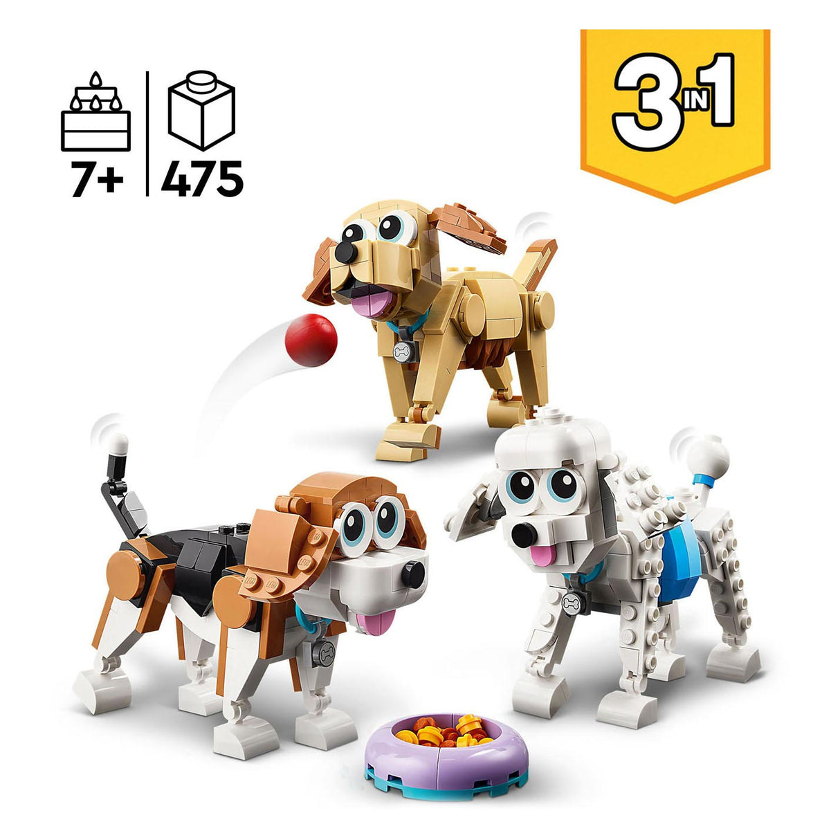 Lego Creator 31137 Simpatični psi
