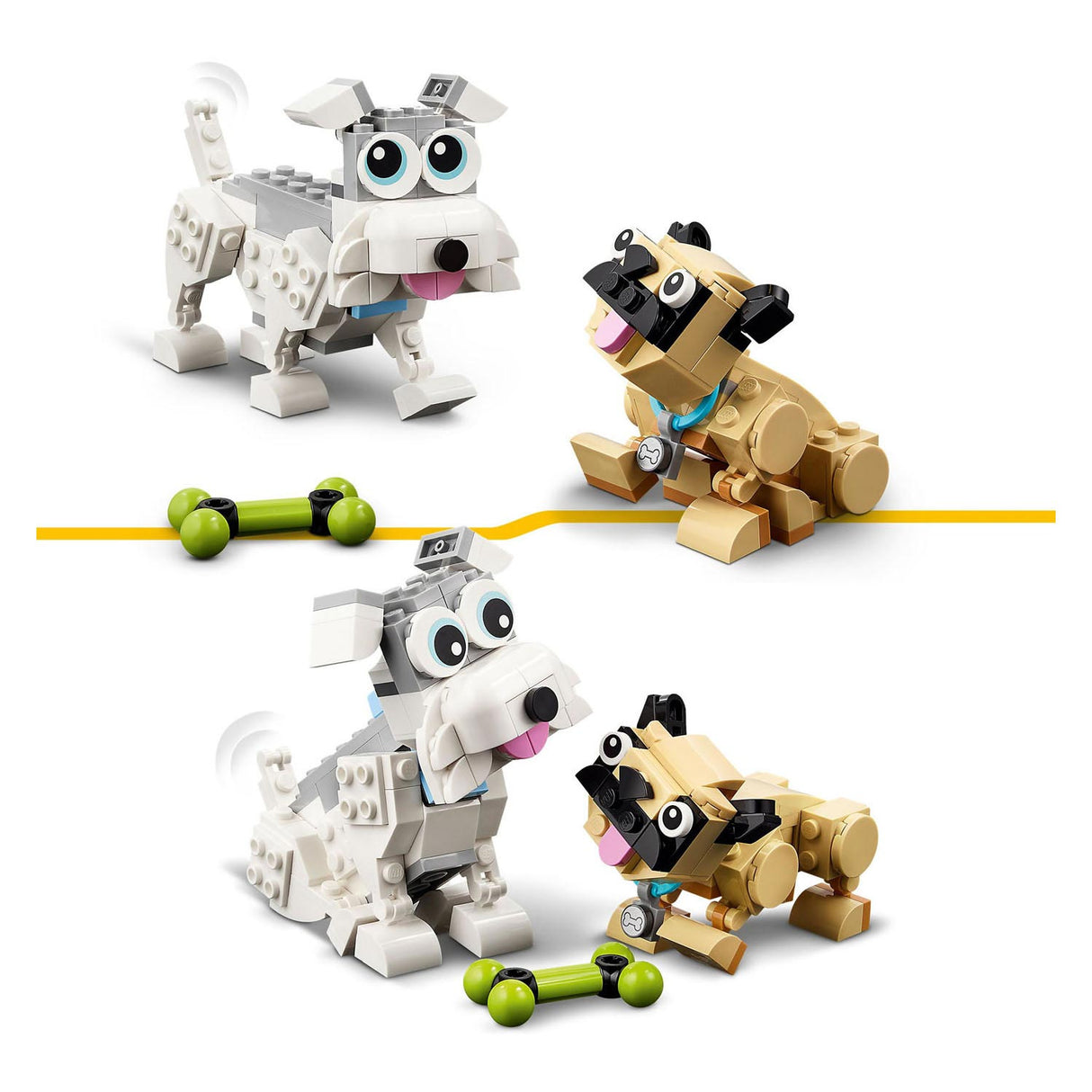 Lego Creator 31137 Simpatični psi