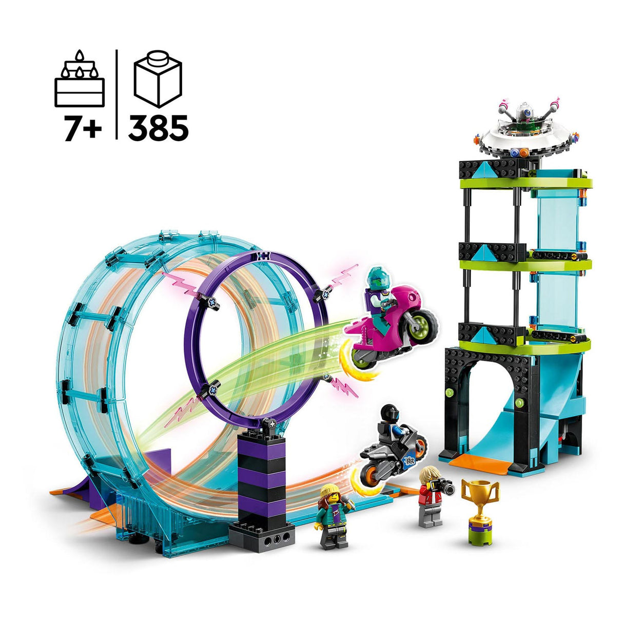 LEGO CITY 60361 Ultimate Defils Drivers Challenge