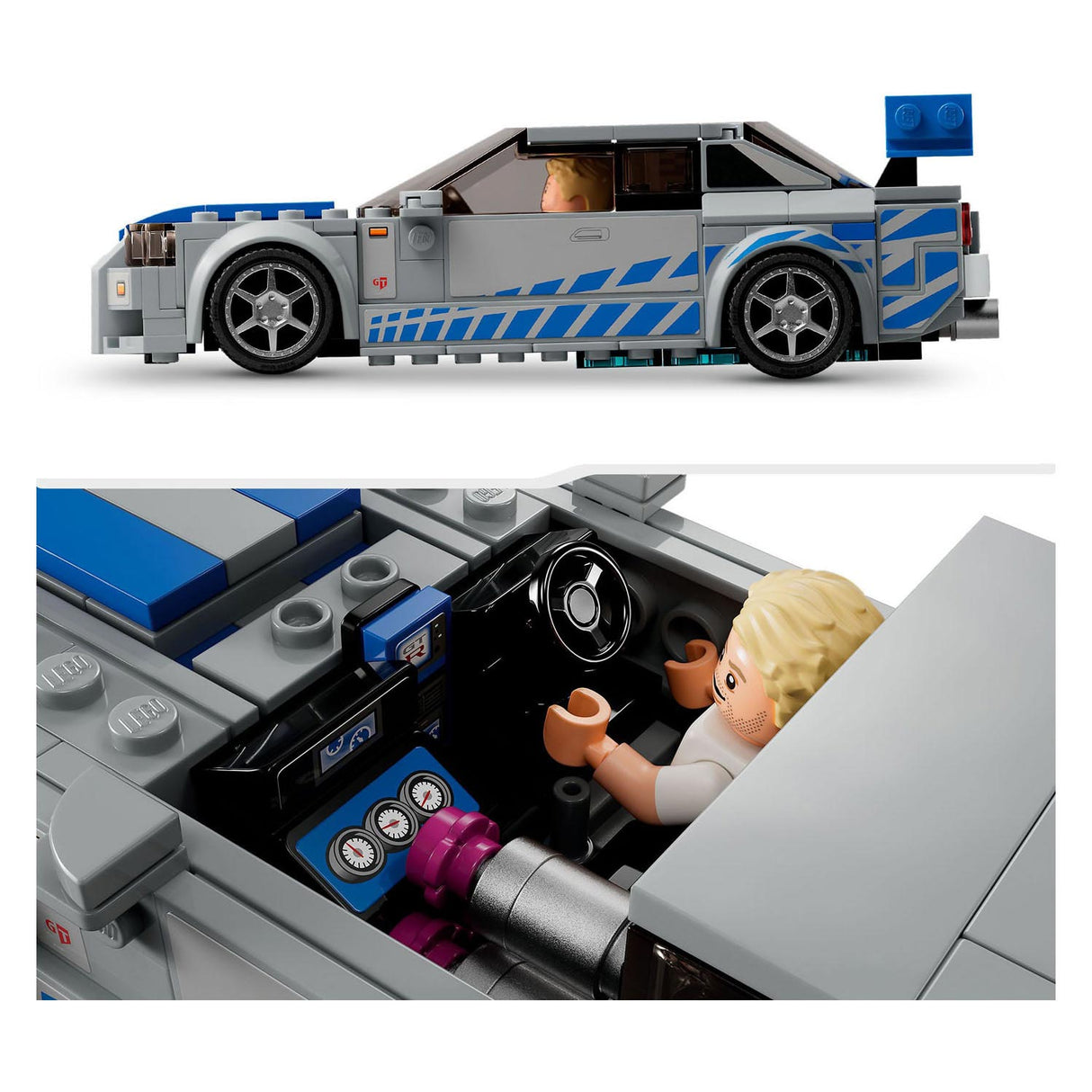Lego Speed ​​Champions 76917 2 Fast 2 Fugend Nissan Skyline GT-R (R34)