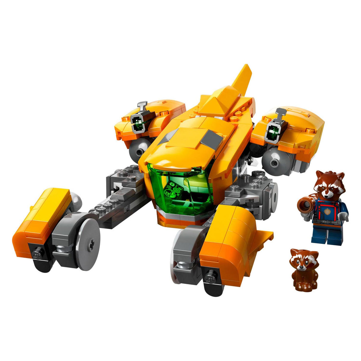 Lego Super Helden 76254 de Puppelchen Rakéit Schëff