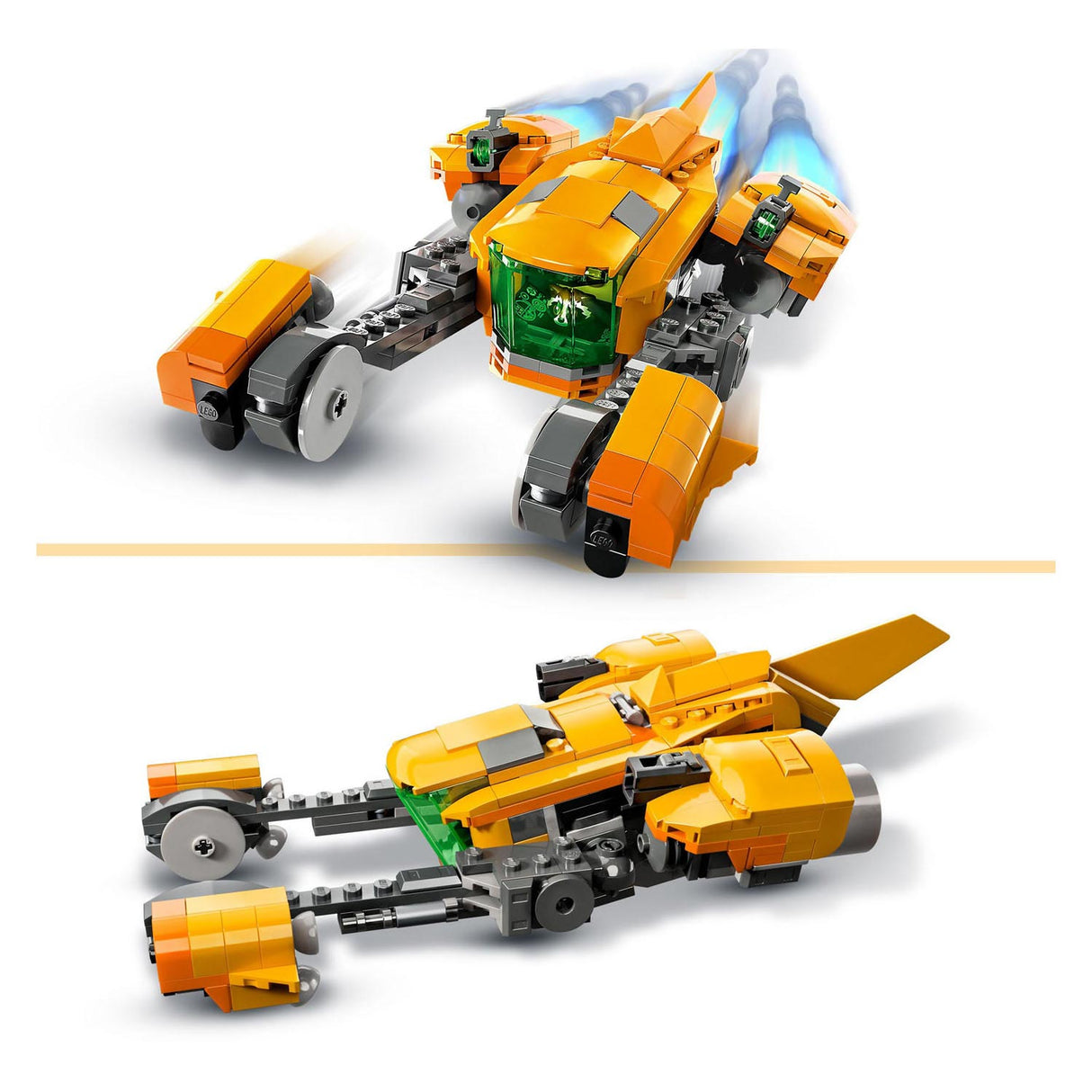 Lego Super Helden 76254 de Puppelchen Rakéit Schëff
