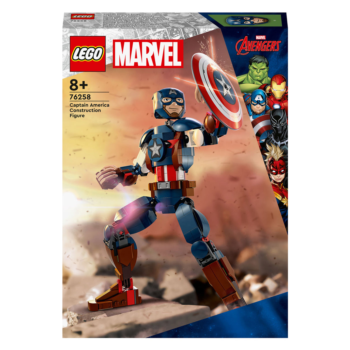 Lego Super Heroes 76258 Kapitán America Construction Figure