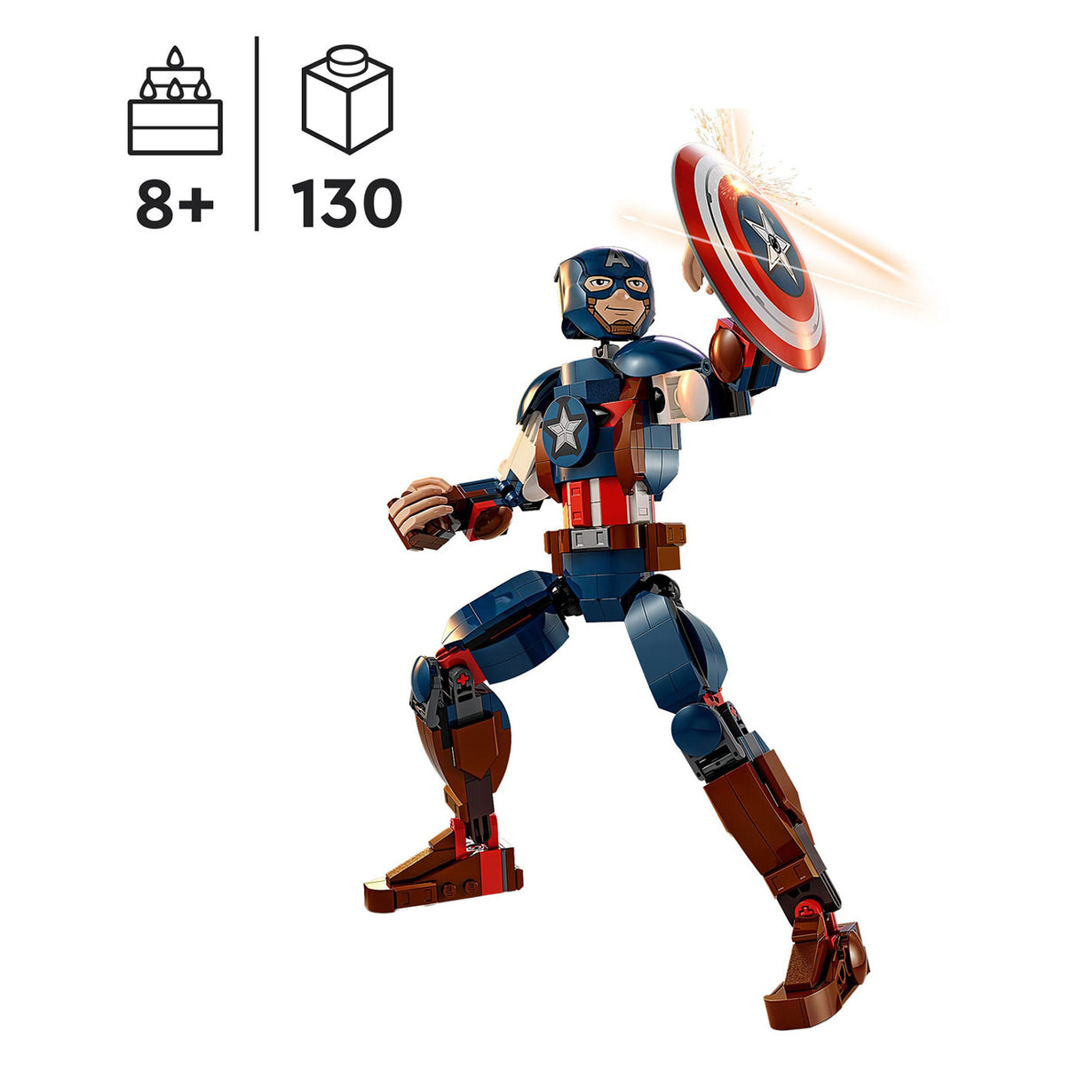Lego Super Heroes 76258 Kapitán America Construction Figure