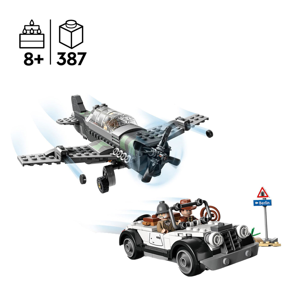 Lego Indiana Jones 77012 Kampfflugzeugjagd