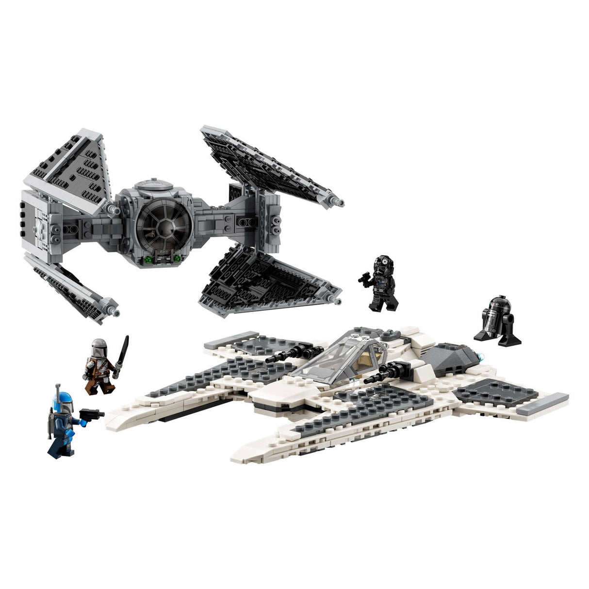 Lego Star Wars 75348 Mandalorian Fang Fighter vs.