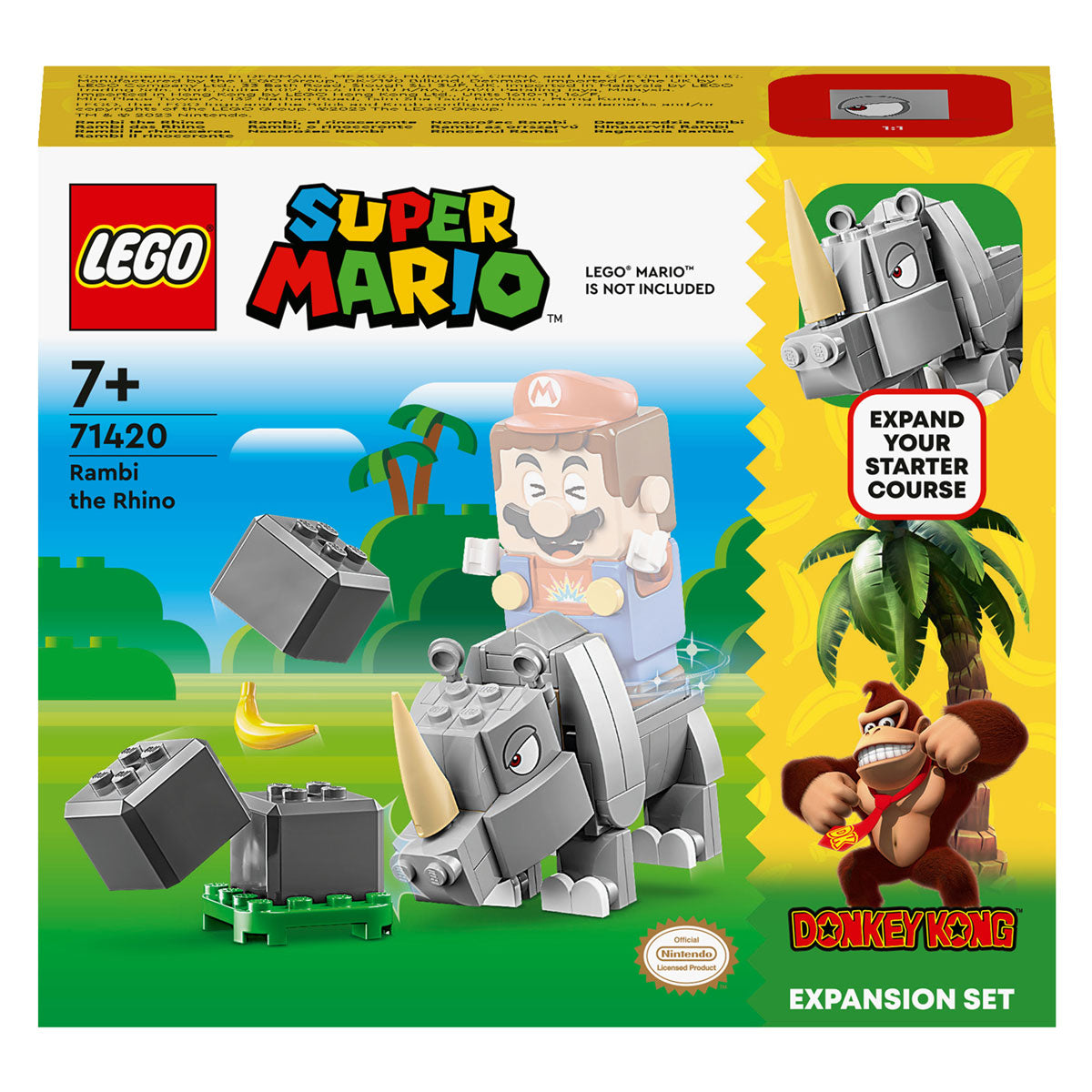 Lego Lego Super Mario 71420 Set di espansione: Rambi de Rhino