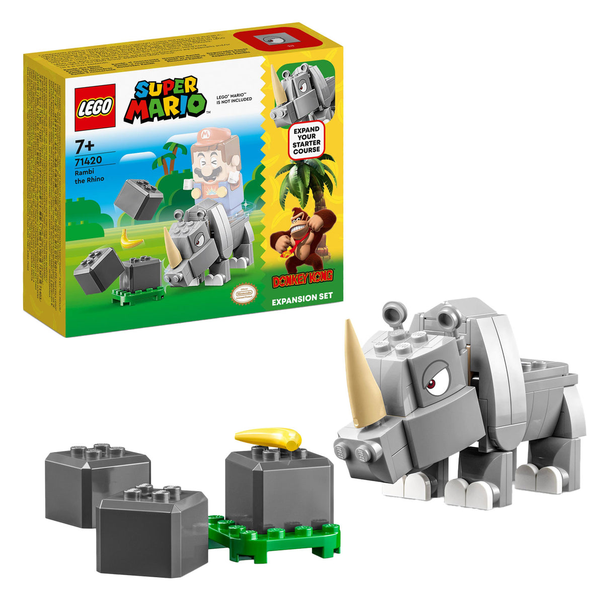 Lego Lego Super Mario 71420 Set di espansione: Rambi de Rhino