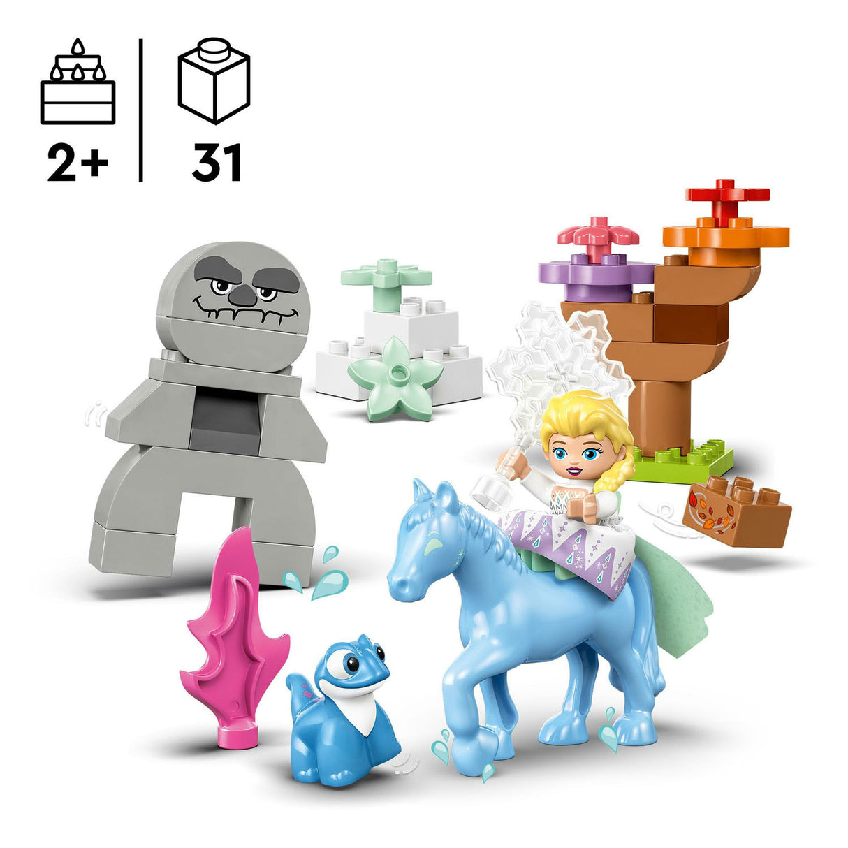 Lego Duplo 10418 Elsa a Bruni v kouzelném lese