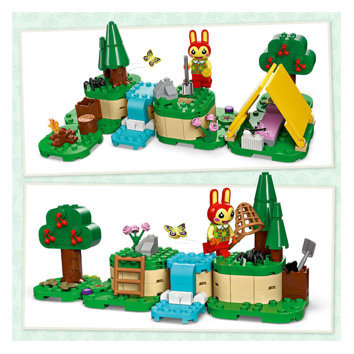 Lego Animal Crossing 77047 acampando con Bunnie