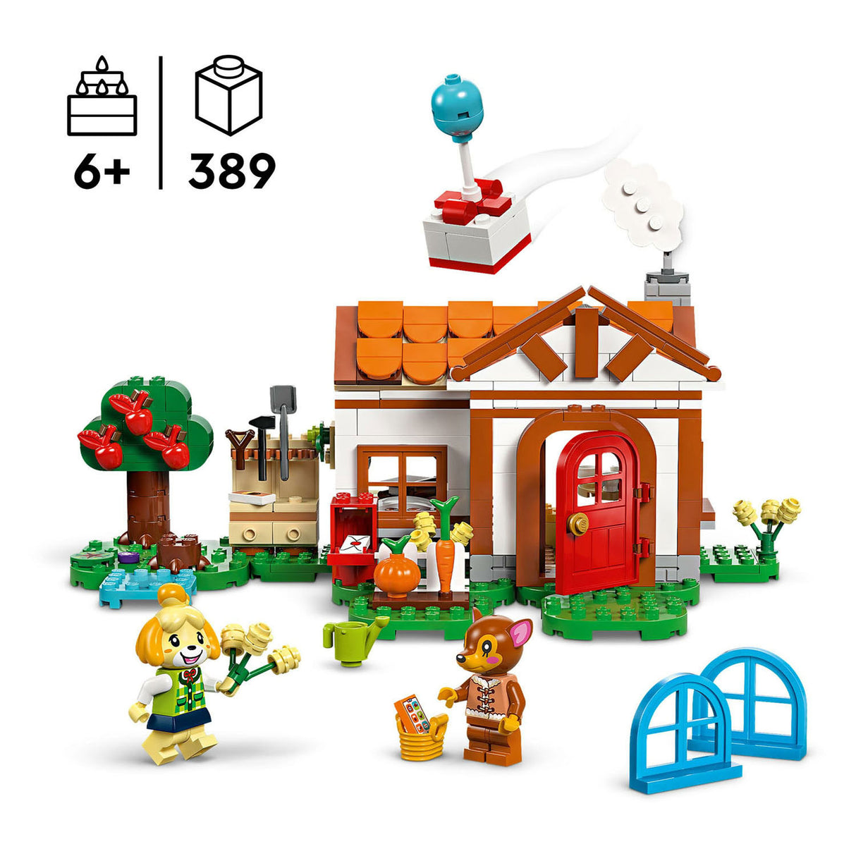 Lego Animal Crossing 77049 Isabelle na návštěvnících