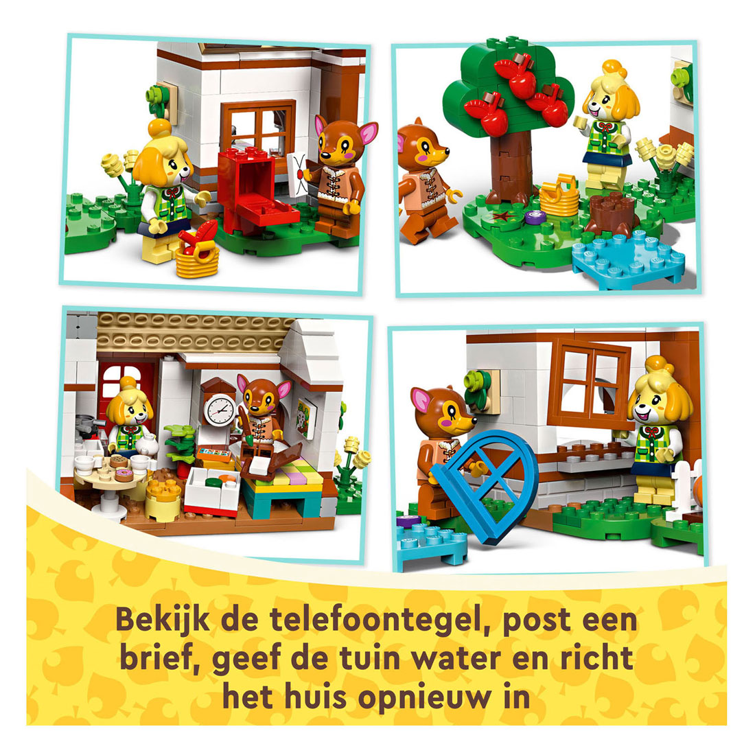 Lego Animal Crossing 77049 Isabelle na návštěvnících