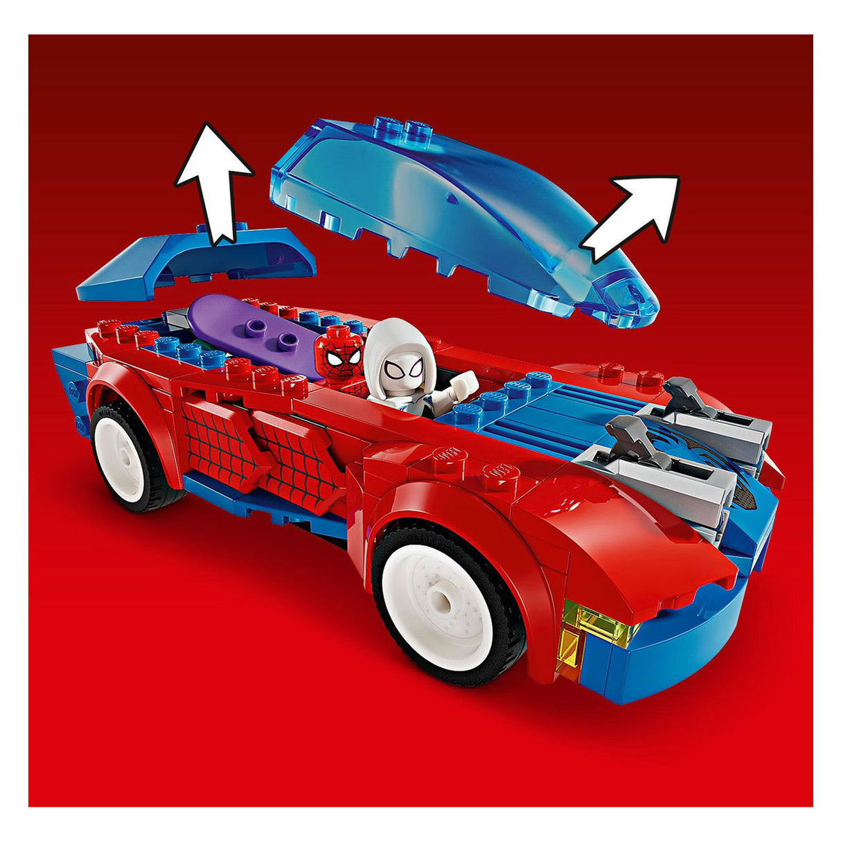 Lego Lego Super Heroes 76279 Spider-Man Racing Car and Venom Green Goblin