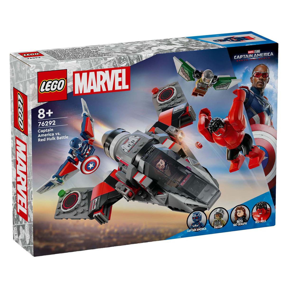 Lego Marvel 76292 Captain America vs. Red Hulk Duel