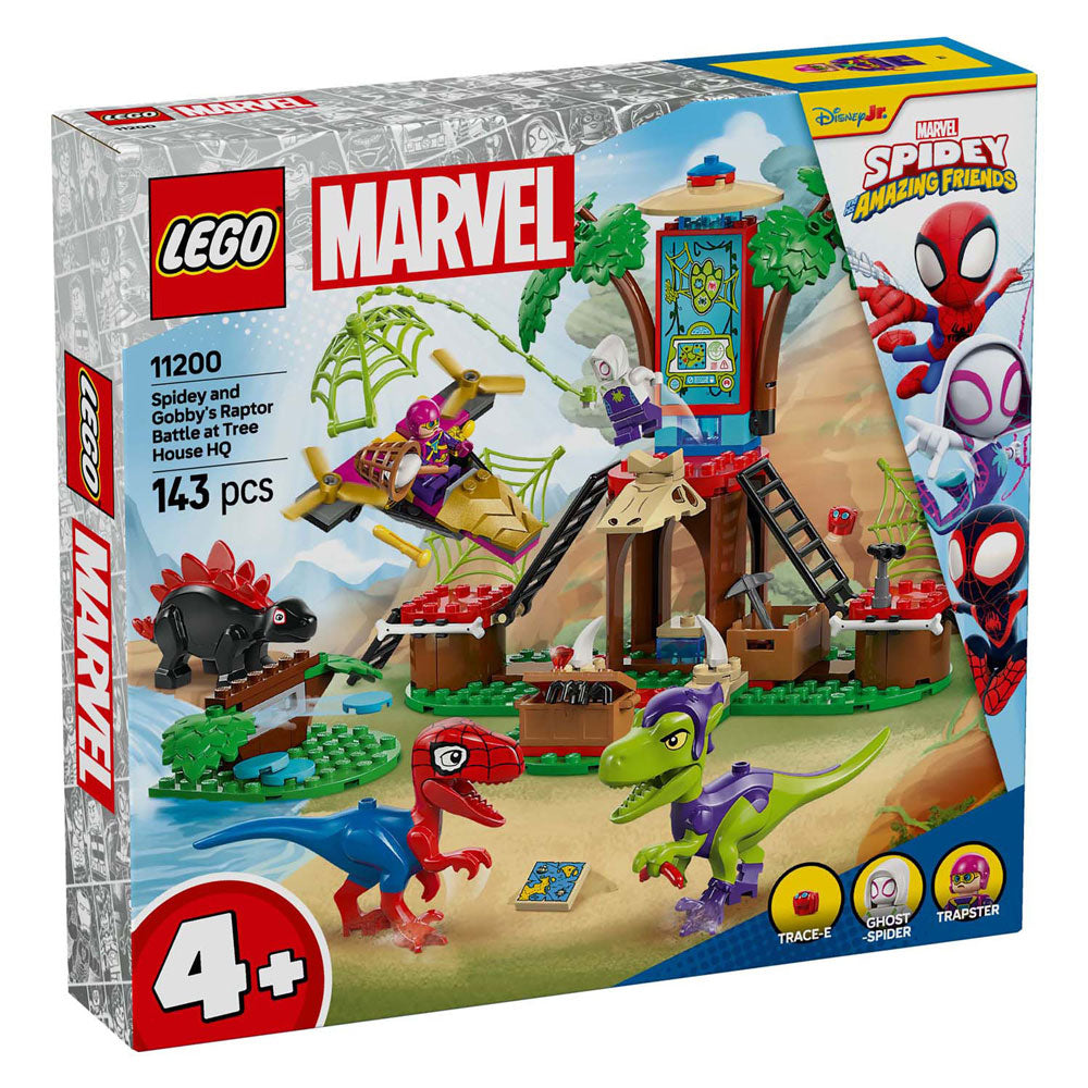 Lego Spidey 11200 Spidey a Gobbies Raptor Trunk ve stromě