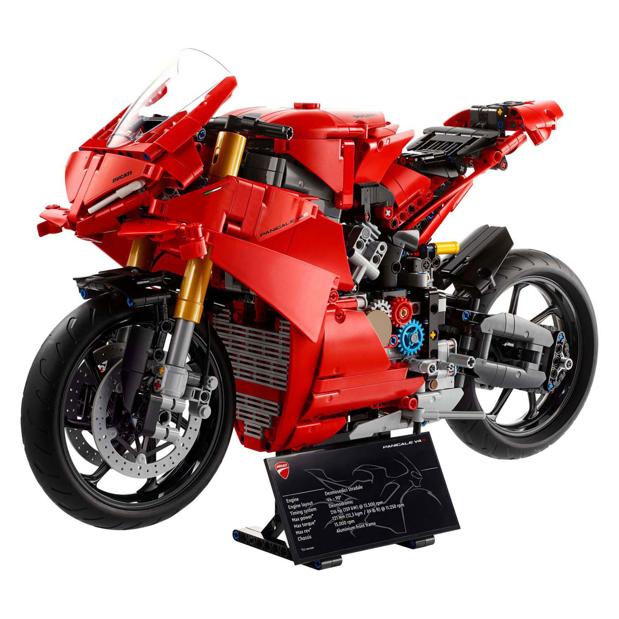 Lego Technic 42202 Ducati Panigale V4 S motor