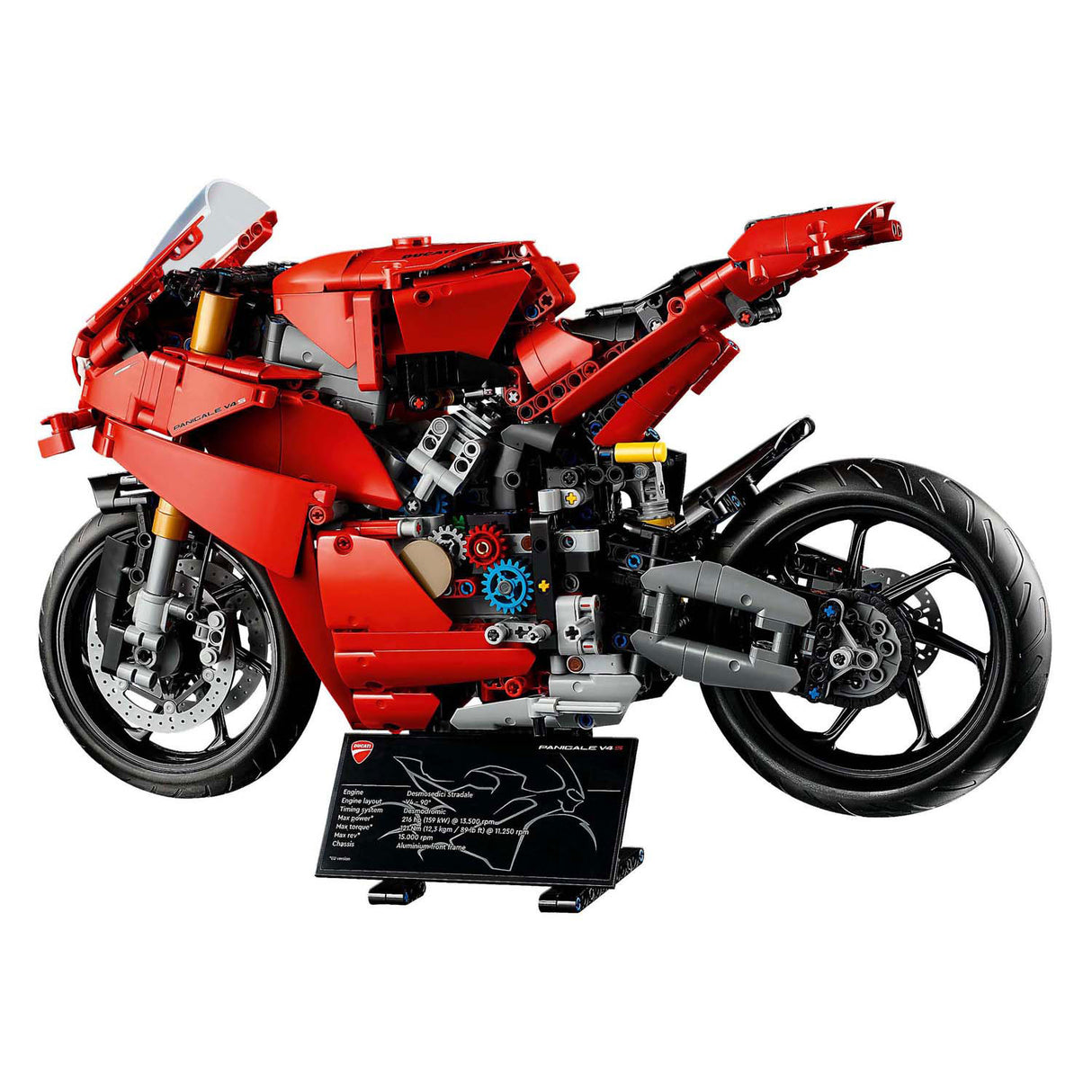 Lego Technic 42202 Ducati Panigale V4 S motor