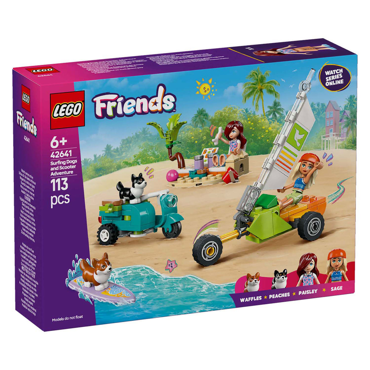 LEGO FIRDS 42641 Surf in Scooter užitek s psi