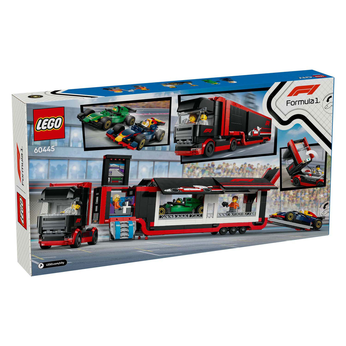 LEGO CITY 60445 F1 TOČKE Z RB20 in AMR24 F1 avtomobili