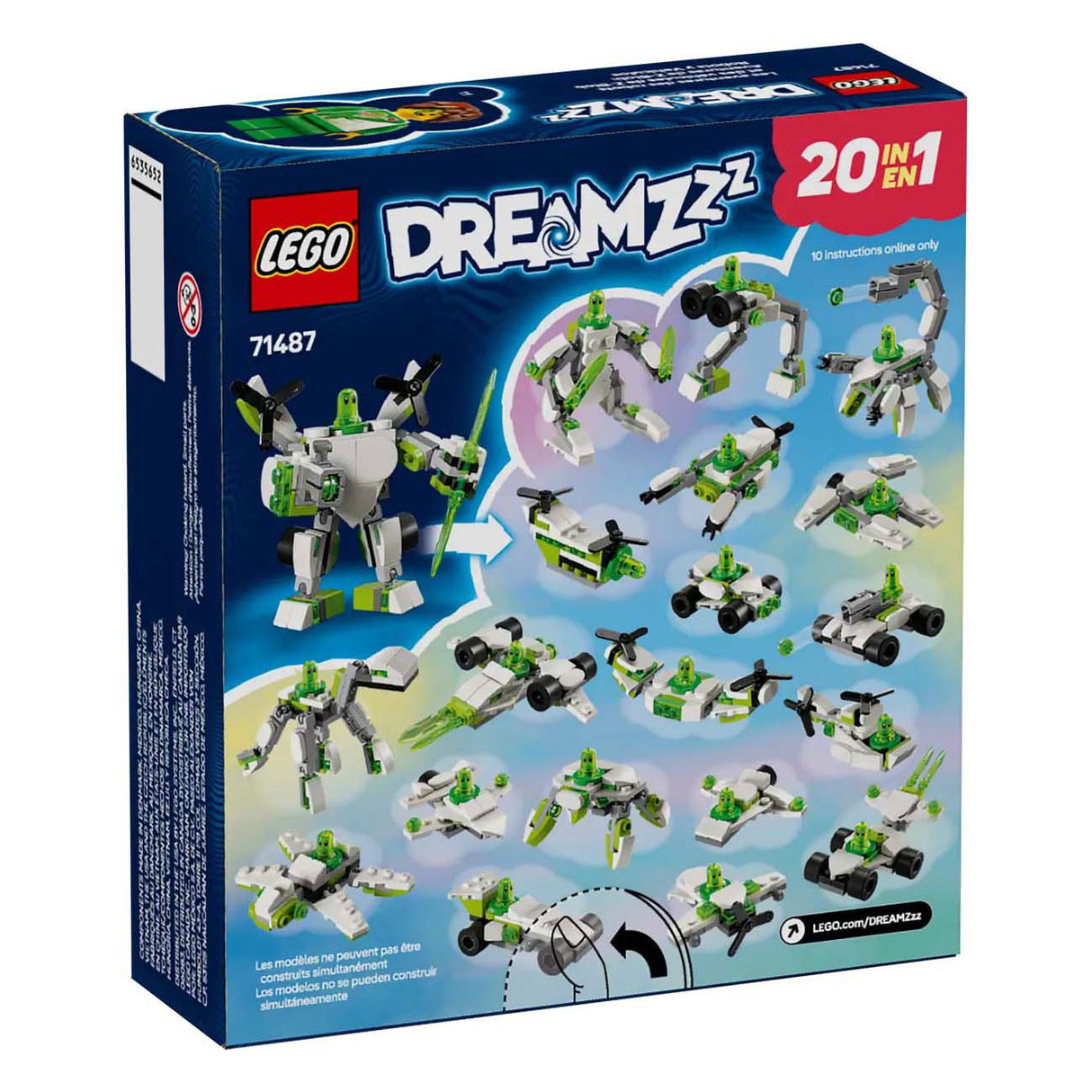 LEGO Dreamzzz 71487 Z-BLOBS ROBOT Y AVENTURAS DE VEHÍCULOS