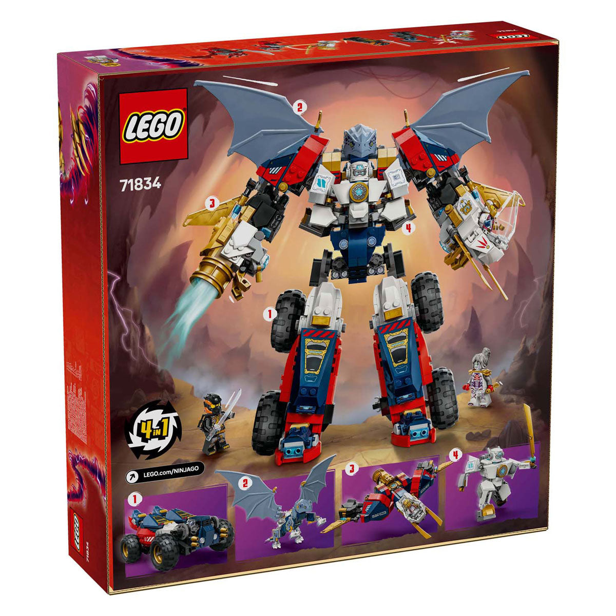 Lego Ninjago 71834 Zane's Ultra-Combomecha