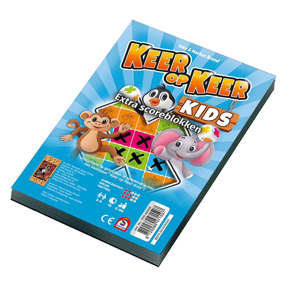 999 games 999 Games Time and again Kids - Score Blokken, 2st.
