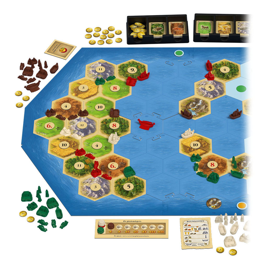 999Games Catan: razširitveni piratski odkrivalci 5 6 igralcev