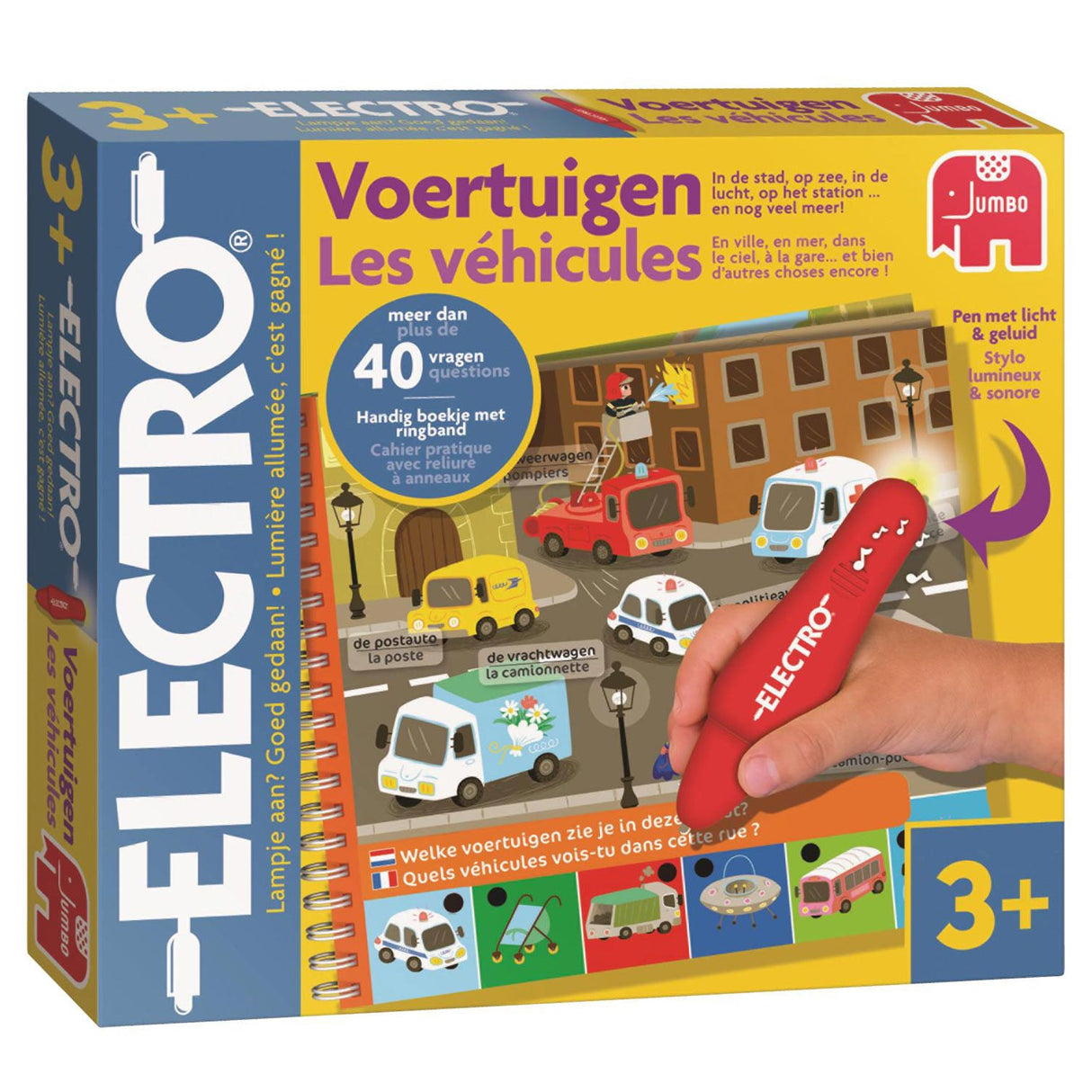 Jumbo Electro Wonderpen Mini vozila Izobraževalna igra