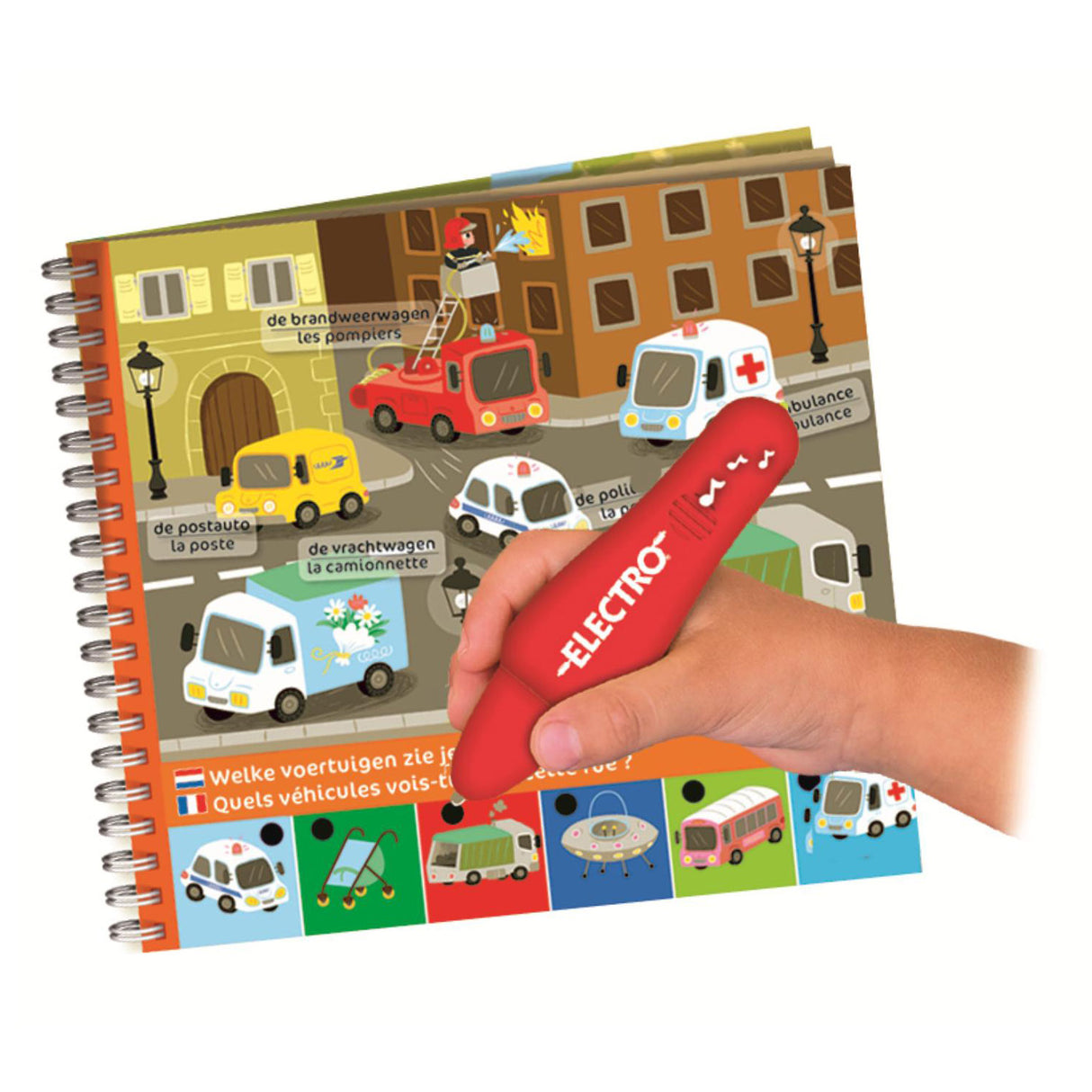 Jumbo Electro Wonderpen Mini vozila Izobraževalna igra
