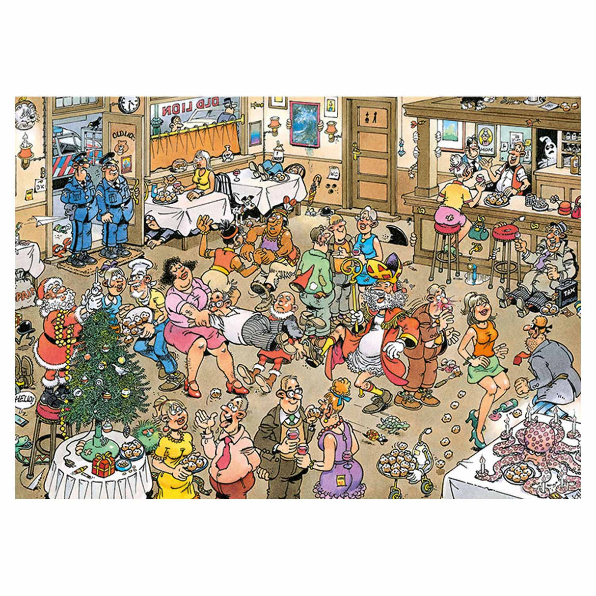 Jumbo Jigsaw Puzzle Božične pijače, 500st.